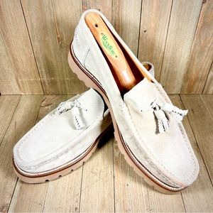 Tommy Bahama Sueded Nubuck Slip On Loafers sz 10